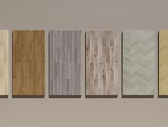 Modern wood floor Inclined wood floor 3d model
