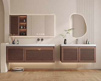 Bathroom Cabinet Wash Cabinet 3d model