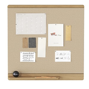 Modern Wall Decorations Cork Wall Post-it Notes Wall Office Cork Wall 3d model