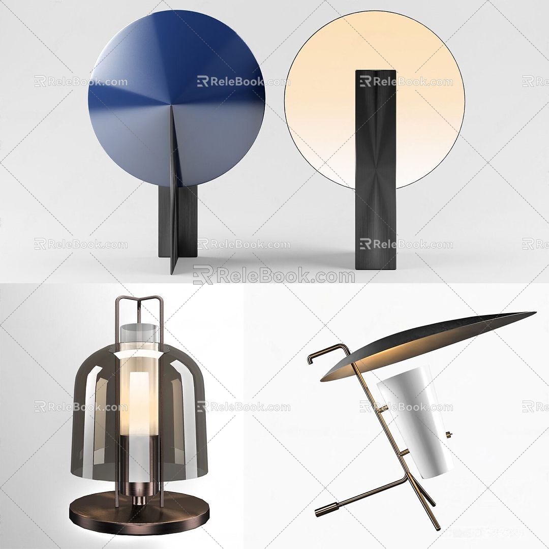 Modern table lamp 3d model