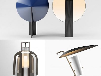 Modern table lamp 3d model