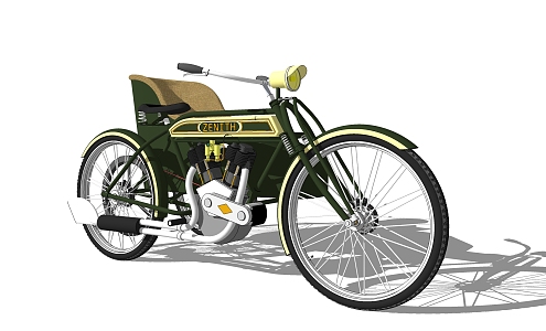 Modern Motorcycle 3d model