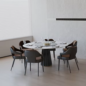 Modern table combination 3d model