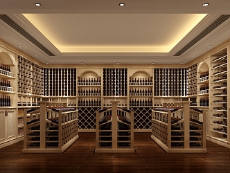 Modern Wine Cellar Red Wine Cellar Red Wine Cabinet 3d model