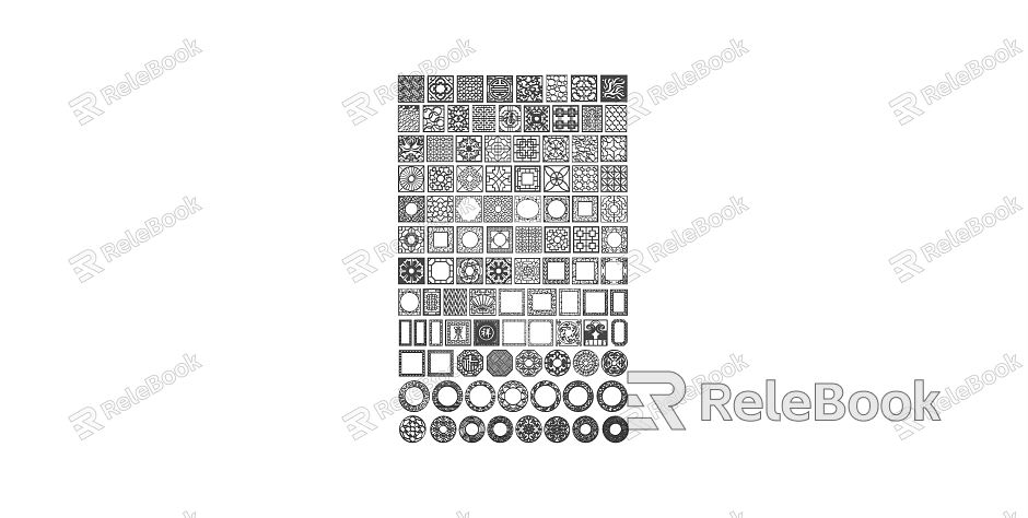 New Chinese-style carved window model