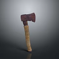 Tomahawk Axe Wooden Axe Handle Axe Mountain Axe Chopping Wood Axe Chopping Wood Axe Magic Axe 3d model