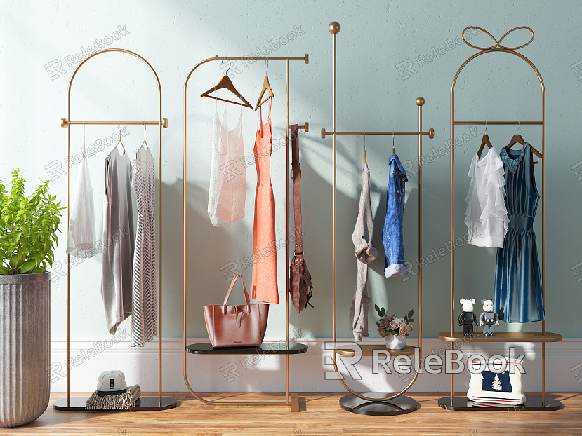 Light Luxury Hangers Metal Hangers model