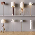 floor lamp creative floor lamp lantern floor lamp 3d model