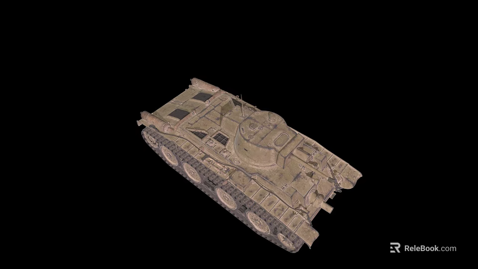 Military Vehicle Tank Armored Tracked Design For Combat Use 3d model 