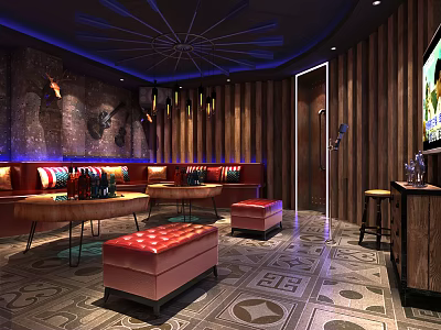 Industrial LOFT ktv box 3d model