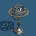 Industrial Equipment Metallic Precision Device With Circular Rings And Stable Base Stand