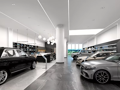 Hyundai 4S store 3d model