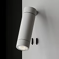 Modern Black Wall Sconce with Sleek Flat Panel Design for Minimalist Home Interior Lighting 3d model