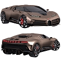 Modern sports car Bugatti Veyron 3d model