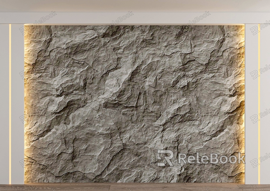 rubble background wall model