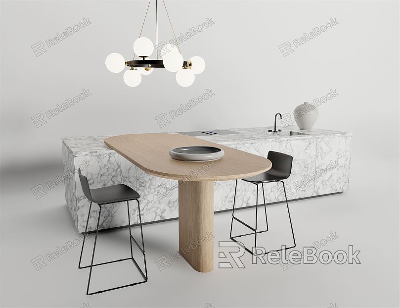 Modern Bar Chair Combination Water Bar Western Table model