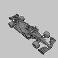 Silver and Green Formula 1 Race Car With PETRONAS INEOS Logos Aerodynamic Design