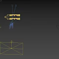 Industrial Pipeline Equipment System With Blue And White Mechanical Components