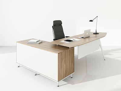 Modern Office Desk Chair Desk 3d model