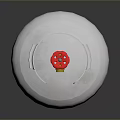Household Essential White Gas Cylinder With Red Cap And Gold Valve