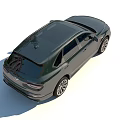 Dark Green Luxury SUV Car with Stylish Front Grille and Alloy Wheels