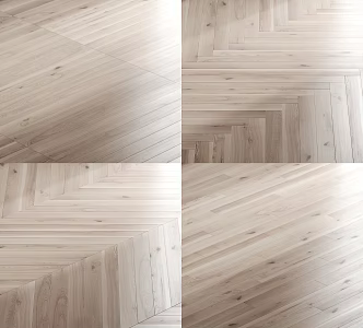 Modern Flooring Wood Flooring 3d model