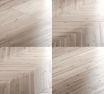 Modern Flooring Wood Flooring 3d model