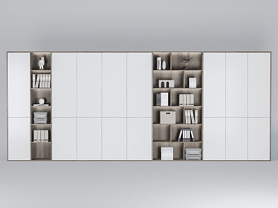 Modern Bookcase Bookshelf 3d model