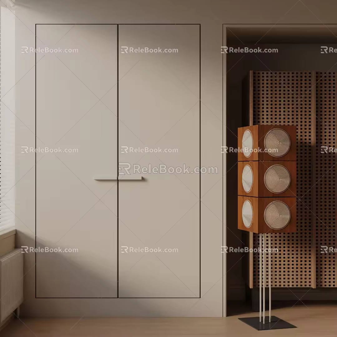Modern floor lamp 3d model