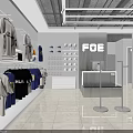 Bright Modern Casual Clothing Store With Tidy Garment Display And Professional Mannequin Layout Design