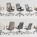 Modern Office Chairs With Various Colors Beige Brown Black And Ergonomic Design For Workspace