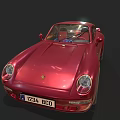 Red Sports Car 3D Model Wireframe And Solid Views From Multiple Angles 3d model