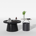 Modern coffee table side table ornaments 3d model