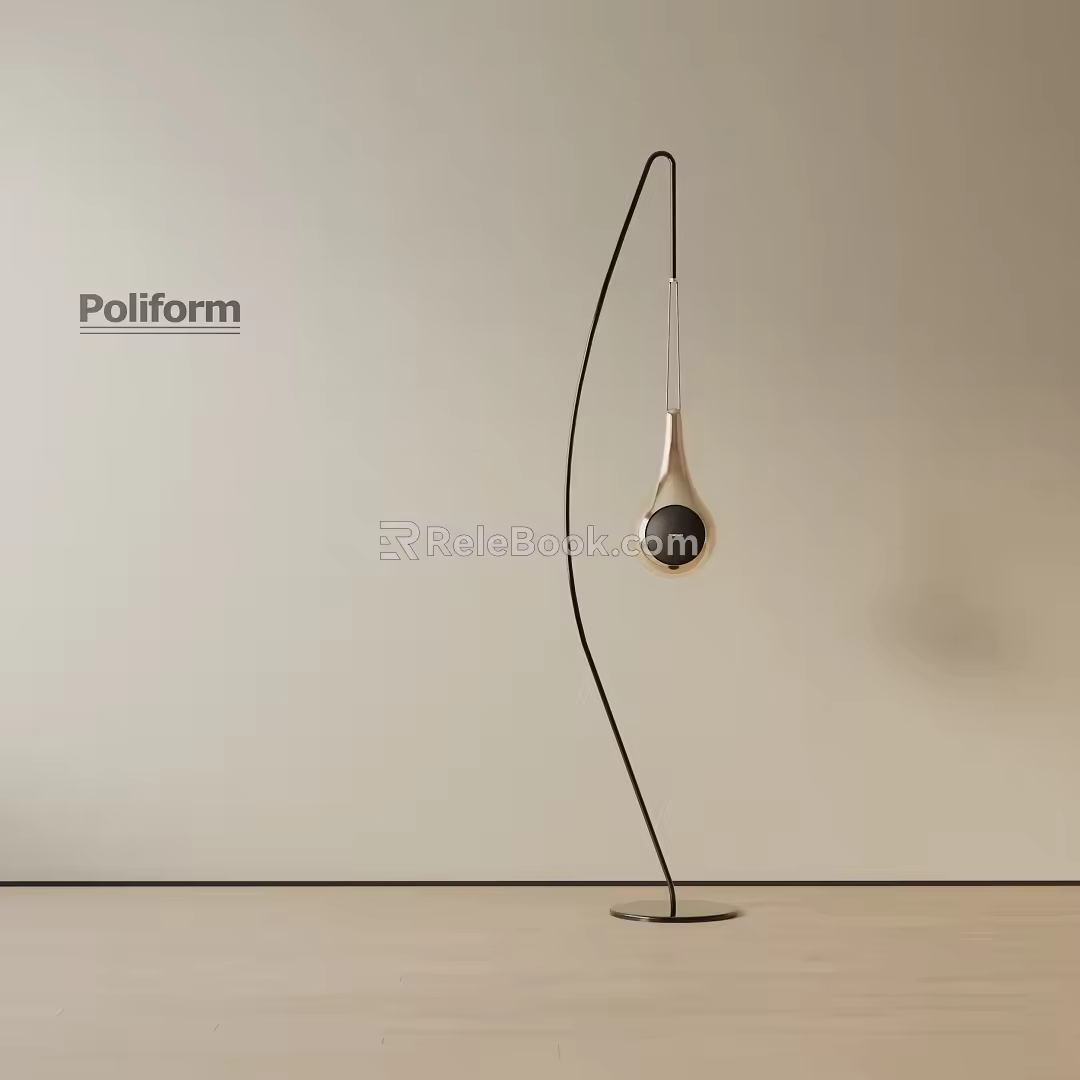 Modern floor lamp 3d model