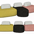 Modern Multiplayer Sofa Alien Multiplayer Sofa 3d model