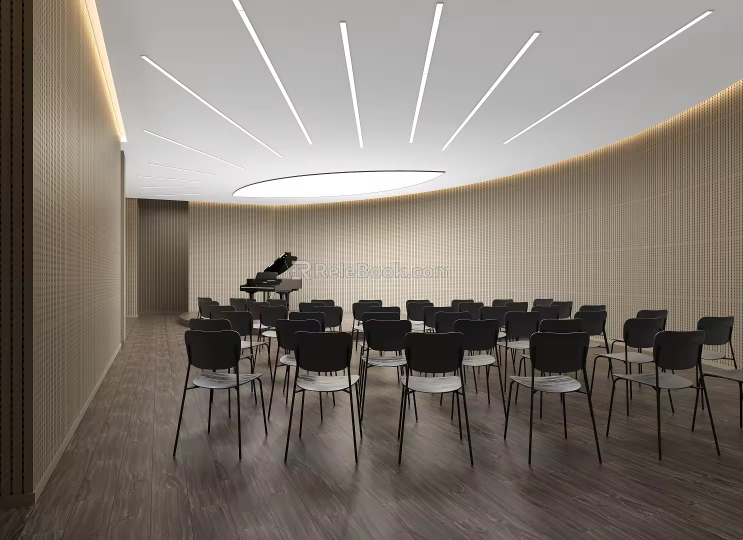 Music Classroom Performance Classroom 3d model