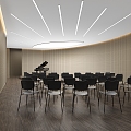 Music Classroom Performance Classroom 3d model