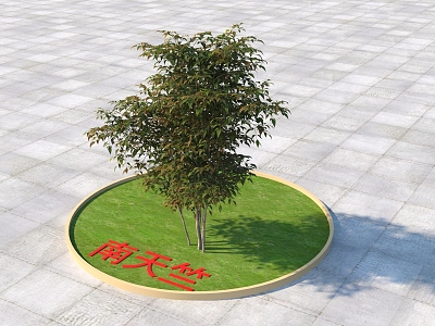 Modern South Tianzhu South Tianzhu Plants model