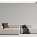 Modern Multiplayer Sofa 3d model