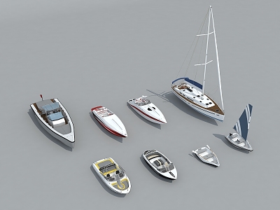 Boat Yacht Play Boat Passenger Boat 3d model