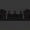 Elegant Luxury Jewelry Display With Necklaces Rings Bracelets On Velvet Tray And Mannequins