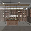 Luxury Wine Cellar Interior With Wooden Racks Glass Display Cabinets And Marble Countertops