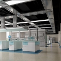 Modern Laboratory 3d model