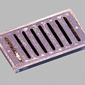 Modern manhole cover underground drain 3d model