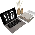 computer notebook ornaments 3d model