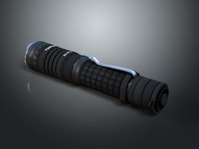 Flashlight flashlight military flashlight lighting tools tactical flashlight charging flashlight 3d model