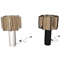 Collection of Middle Style Table Lamps 3d model