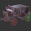 Modern Carriage Luxury Carriage 3d model