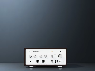 Luxman Headphone Amplifier With Classic Design And Knob Controls For Audio Enthusiasts 3d model
