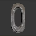 Household Appliance Metal Spring With Silver Texture And Reflective Surface